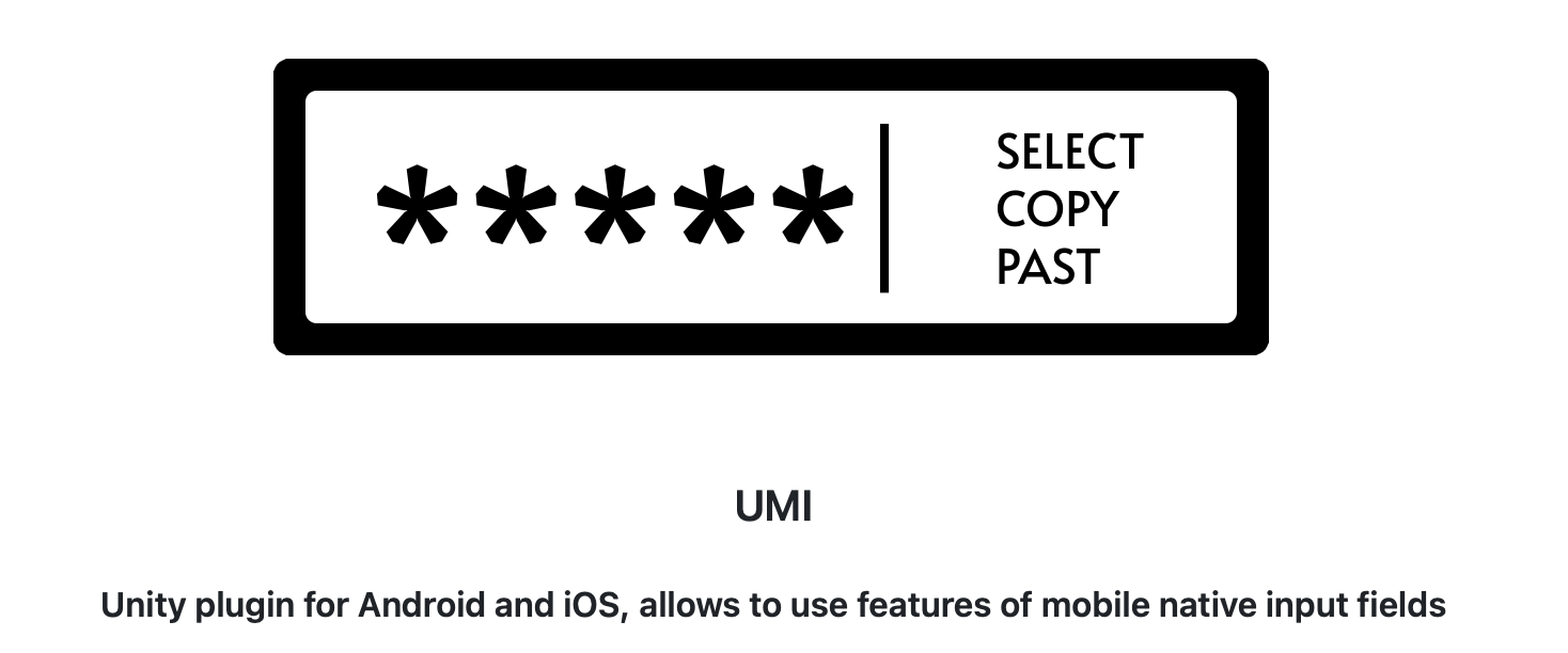 UMI aka Unity Mobile Input